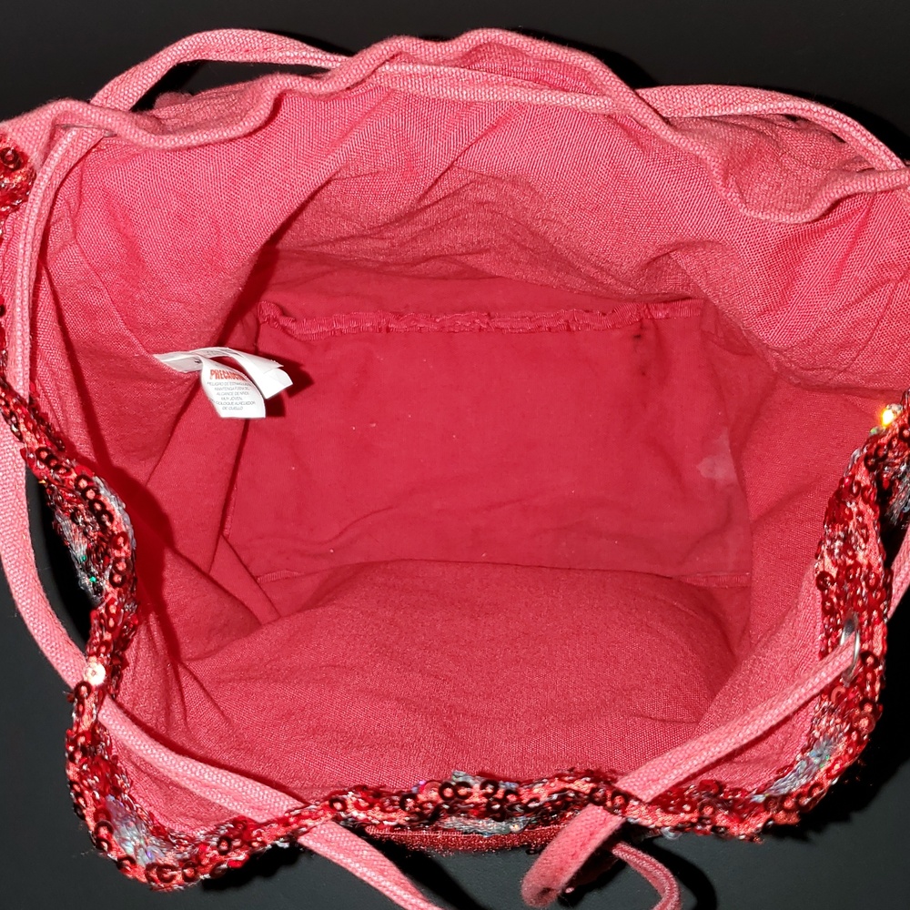 Disney Parks Minnie Mouse Polka Dot Red Sequin Mini Backpack - Picture 5 of 8